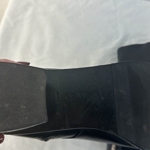 Lauren Ralph Lauren Leather Almond Toe Bootie - Picture 10 of 10